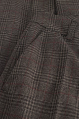 Judy Straight - Medium Length - Black Check