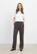 Judy Straight - Medium Length - Black Check
