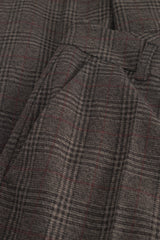 Judy Straight - Medium Length - Black Check