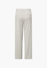 Judy Straight - Medium Length - White pinstripe