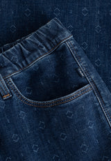 Kelly Regular - Short Length - Blue sashiko