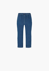 Kelly Regular Capri Short Length - Blue Denim