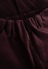 Kelly Regular sametti - Medium Length - Dark Plum