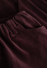 Kelly Regular sametti - Medium Length - Dark Plum