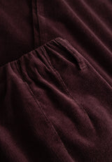 Kelly Regular sametti - Medium Length - Dark Plum