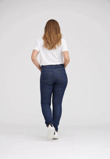 Laura Slim - Medium Length - Dark Blue Denim