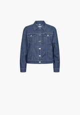 Marie Denim Jacket LS - Blue Denim