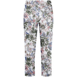 Patricia Pure Regular Cropped - Khaki watercolour print