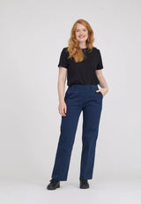 Phoebe Loose - Medium Length - Navy