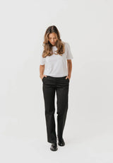 Phoebe Loose - Medium Length - Black