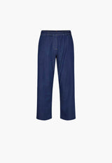 Phoebe Loose Cropped - Medium Blue Denim