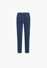 Piper Pure Regular - Cropped - Dark Blue Denim