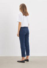 Piper Pure Regular - Cropped - Dark Blue Denim