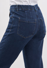 Piper Pure Regular - Cropped - Dark Blue Denim