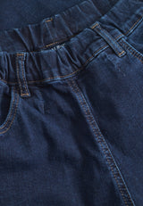 Piper Pure Regular - Cropped - Dark Blue Denim