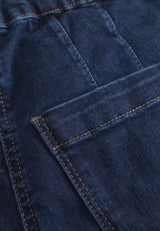 Piper Pure Regular - Cropped - Dark Blue Denim