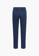 Piper Pure Regular - Cropped - Dark Blue Denim