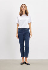 Piper Pure Regular - Cropped - Dark Blue Denim