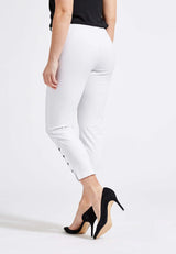 Polly Regular Crop - White
