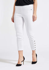 Polly Regular Crop - White