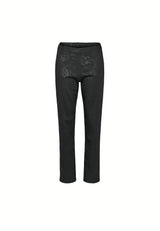 Taylor Regular - Medium Length - Black Bloom Print