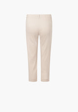 Taylor Regular Capri Medium Length - Grey Sand