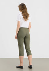 Taylor Regular Capri Medium Length - Khaki