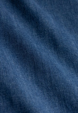 Thea Straight - Medium Length - Blue Denim