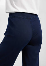 Thea Straight - Medium Length - Dark Blue Denim