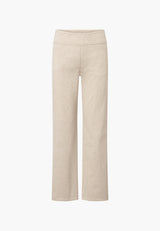 Thea Straight - Medium Length - Grey sand hemp