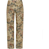 Thea Straight - Medium Length - Plum Botany Print