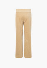 Thea Straight Sametti - Medium Length - Cafe Latte