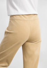 Thea Straight Sametti - Medium Length - Cafe Latte