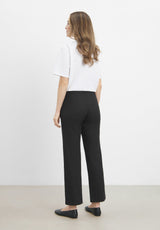 Tracy Straight - Short Length - Black Jacquard