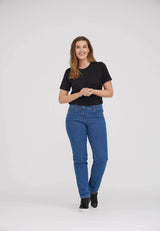 Charlotte Regular - Medium Length - Blue Denim