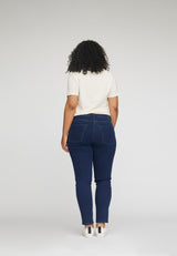 Christie Regular - Medium Length - Dark Blue Denim