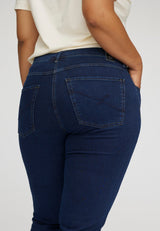 Christie Regular - Medium Length - Dark Blue Denim