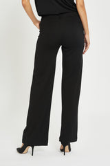 Donna Loose Jersey - Medium Length - Black brushed