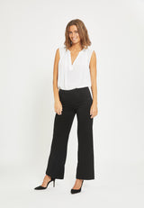 Donna Loose Jersey - Short Length - Black brushed