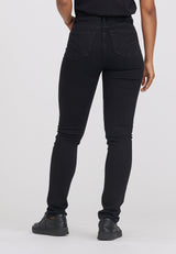 Laura Slim - Medium Length - Ecolabel - Washed Black Denim