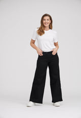 Serene 5-pocket Loose - Medium Length - Black