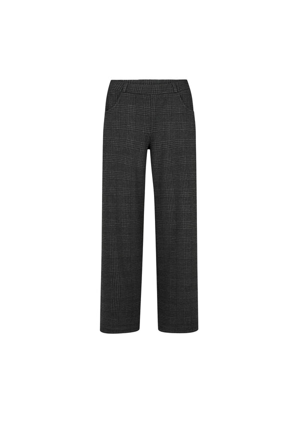 Donna Loose - Short Length - Anthracite Check
