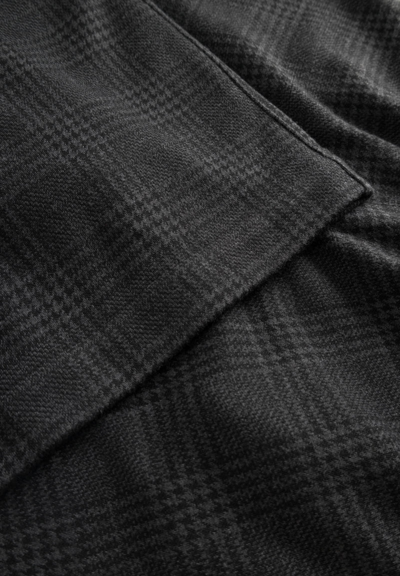 Donna Loose - Medium Length - Anthracite Check