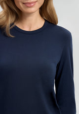 Amanda T-Shirt LS - Navy
