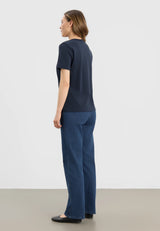Amanda T-Shirt SS - Navy