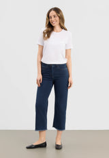 Amelia Raw Straight CL - Dark Blue Denim