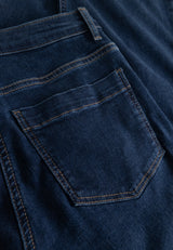 Amelia Raw Straight CL - Dark Blue Denim