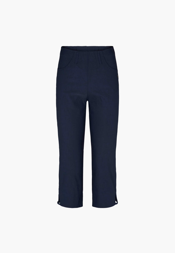 Anabelle Regular Capri Medium Length - Navy