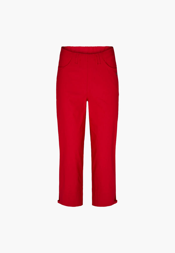 Anabelle Regular Capri Medium Length - Red