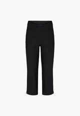 Anabelle Regular Capri Medium Length - Black